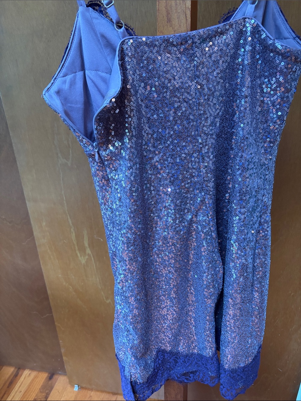 Costume Sequin Lace Slip Dress w/accessories size sm worn 1 x - Picture 4 of 9